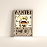 Monkey D. Luffy – Gear 5 Wanted Poster (3 Billion Bounty)